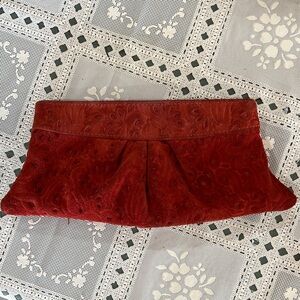 Lauren Merkin Red Clutch